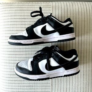Nike Dunk Low. Black and White. Size 6. Great condition!